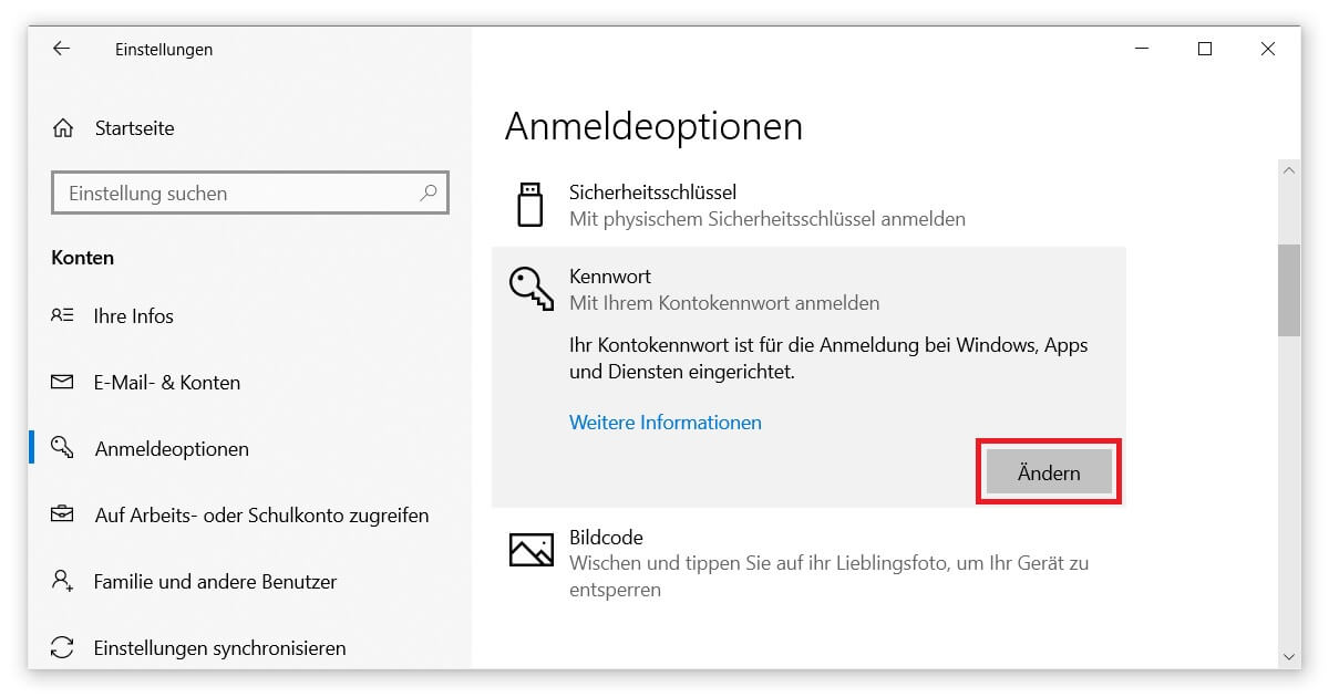 That's how to change password on Windows 10