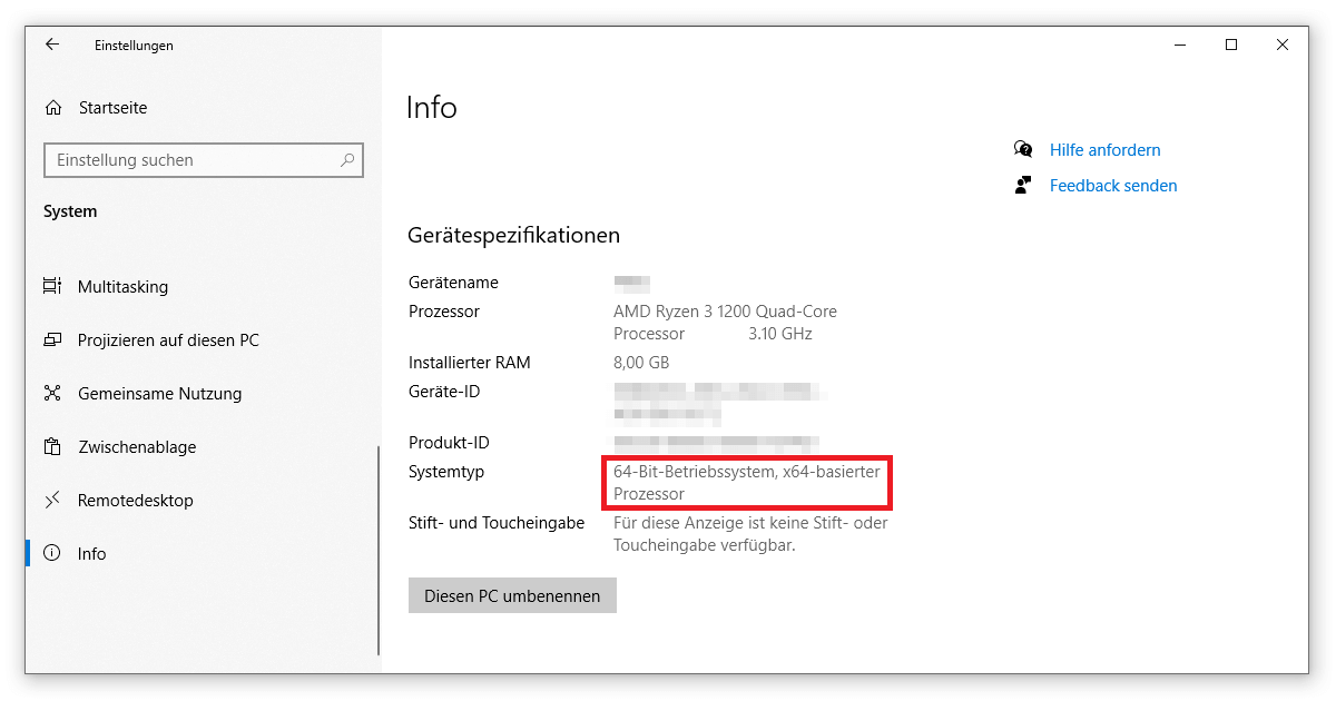 32 Bit Oder 64 Bit Windows 10 Unterschiede Und Mehr Keyportal Ch