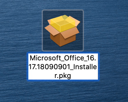 Starte die Installer-Datei