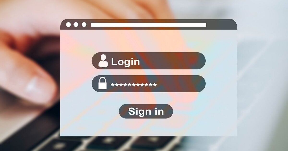 Exclude human error when entering the password