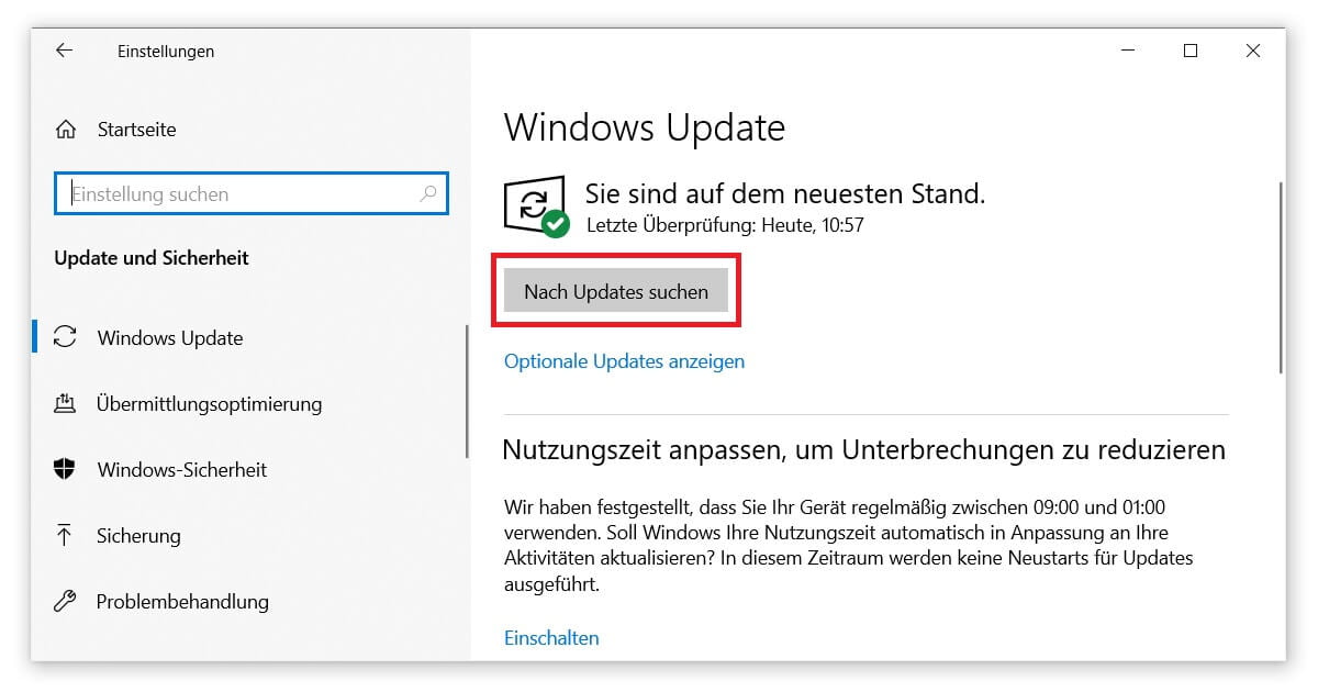 Repair Windows 10 Search through an update