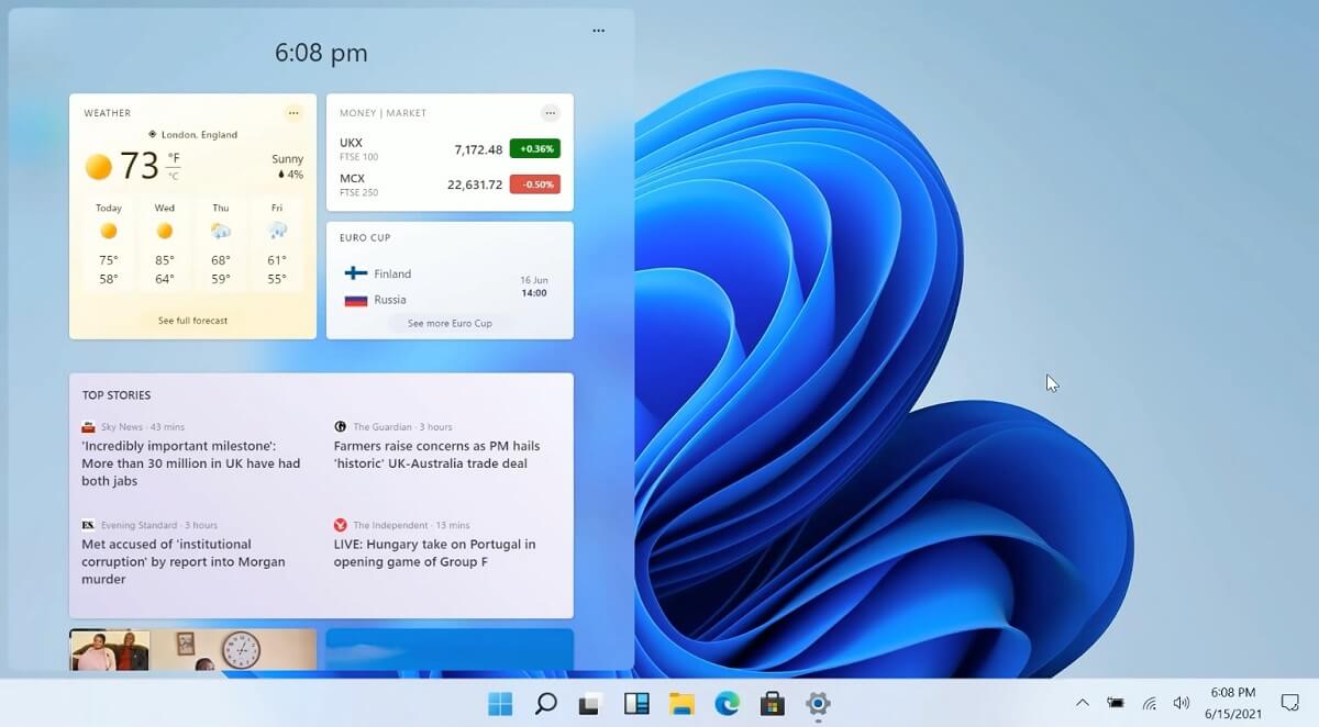 New features in Windows 11 leak