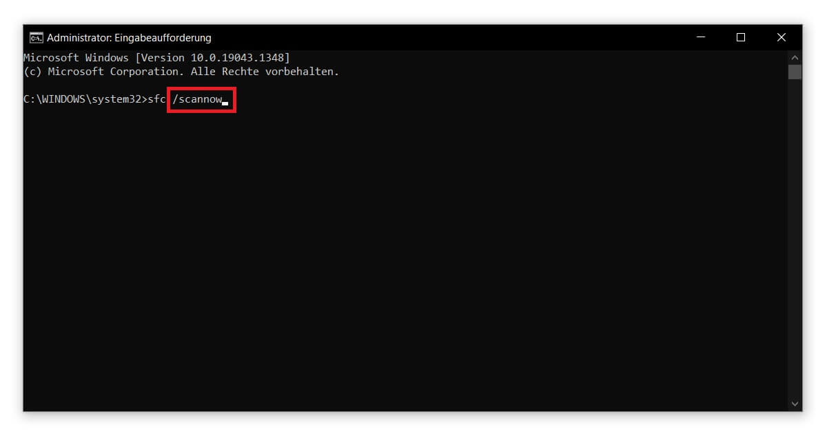 The command prompt CMD works almost by itself under Windows 10