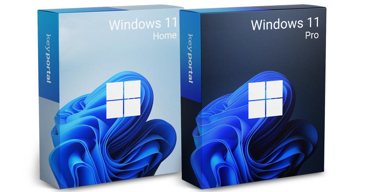 Der optische Unterschied Windows 11 Home und Pro