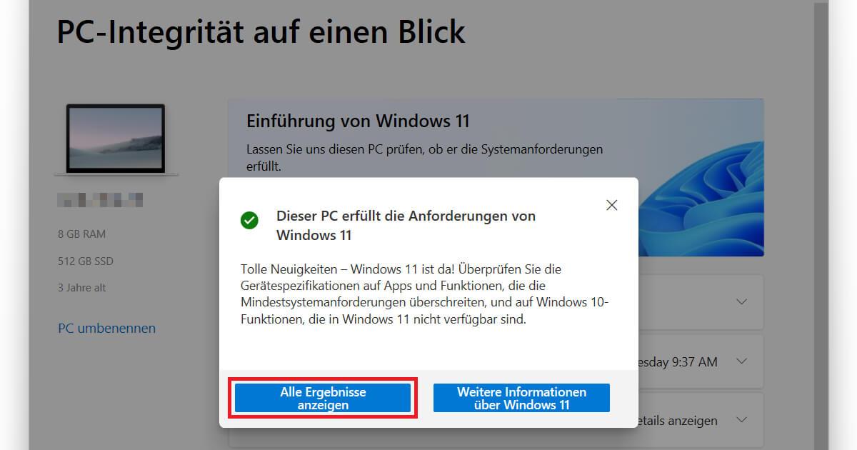 Ohne Kompatibilität Windows 11 Update erzwingen