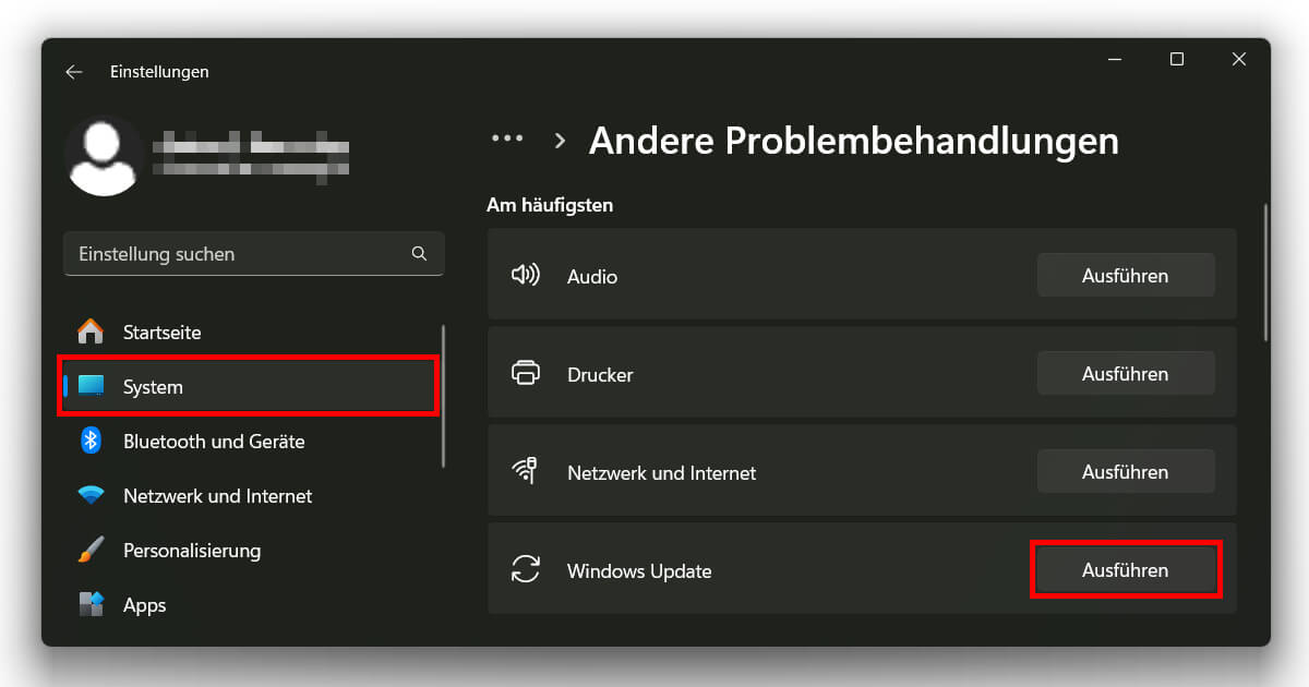 Problem lösen statt Windows 11 Update rückgängig machen