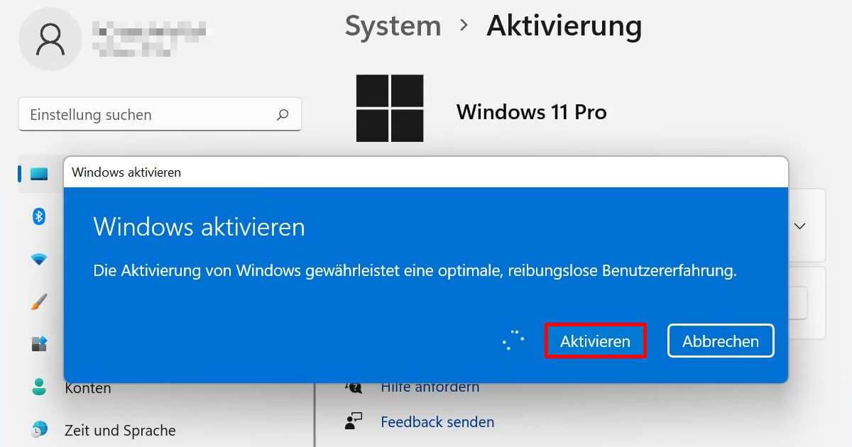 Jetzt endlich Windows aktivieren