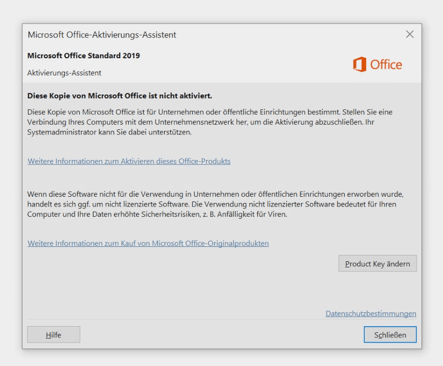 microsoft office aktivierung-Assistant